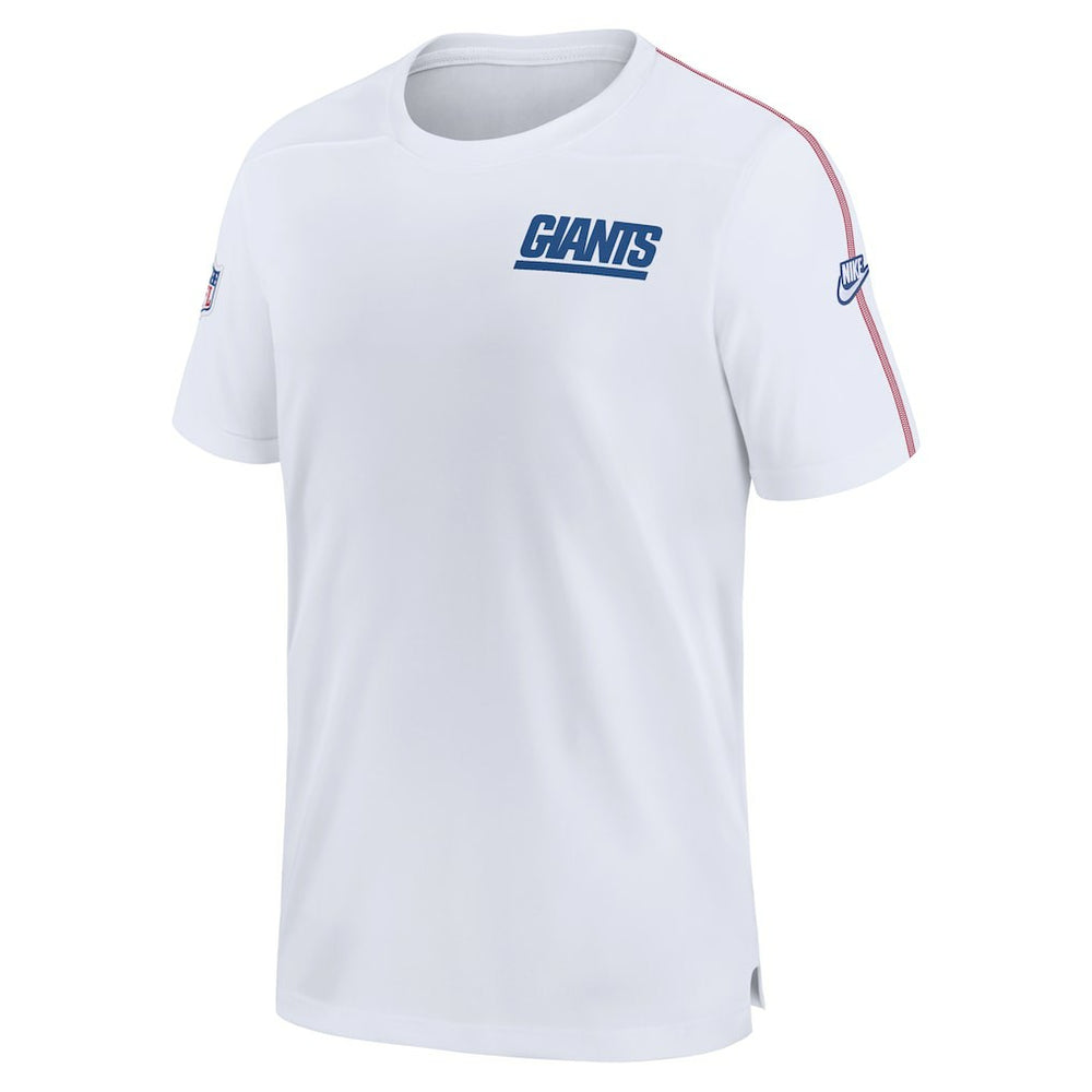 New York Giants Sideline Alternate Logo Coach Performance Top - White Tops