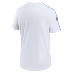 Philadelphia Eagles Sideline Alternate Logo Coach Performance Top - White Tops
