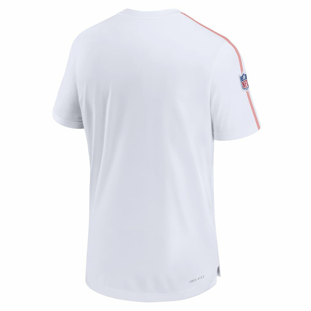 Cleveland Browns Sideline Alternate Logo Coach Performance T-Shirt - White T-shirts