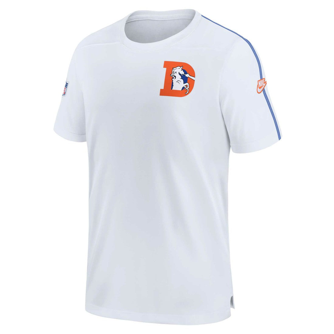 Denver Broncos Sideline Alternate Logo Coach Performance Top - White Tops