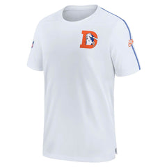 Denver Broncos Sideline Alternate Logo Coach Performance Top - White Tops