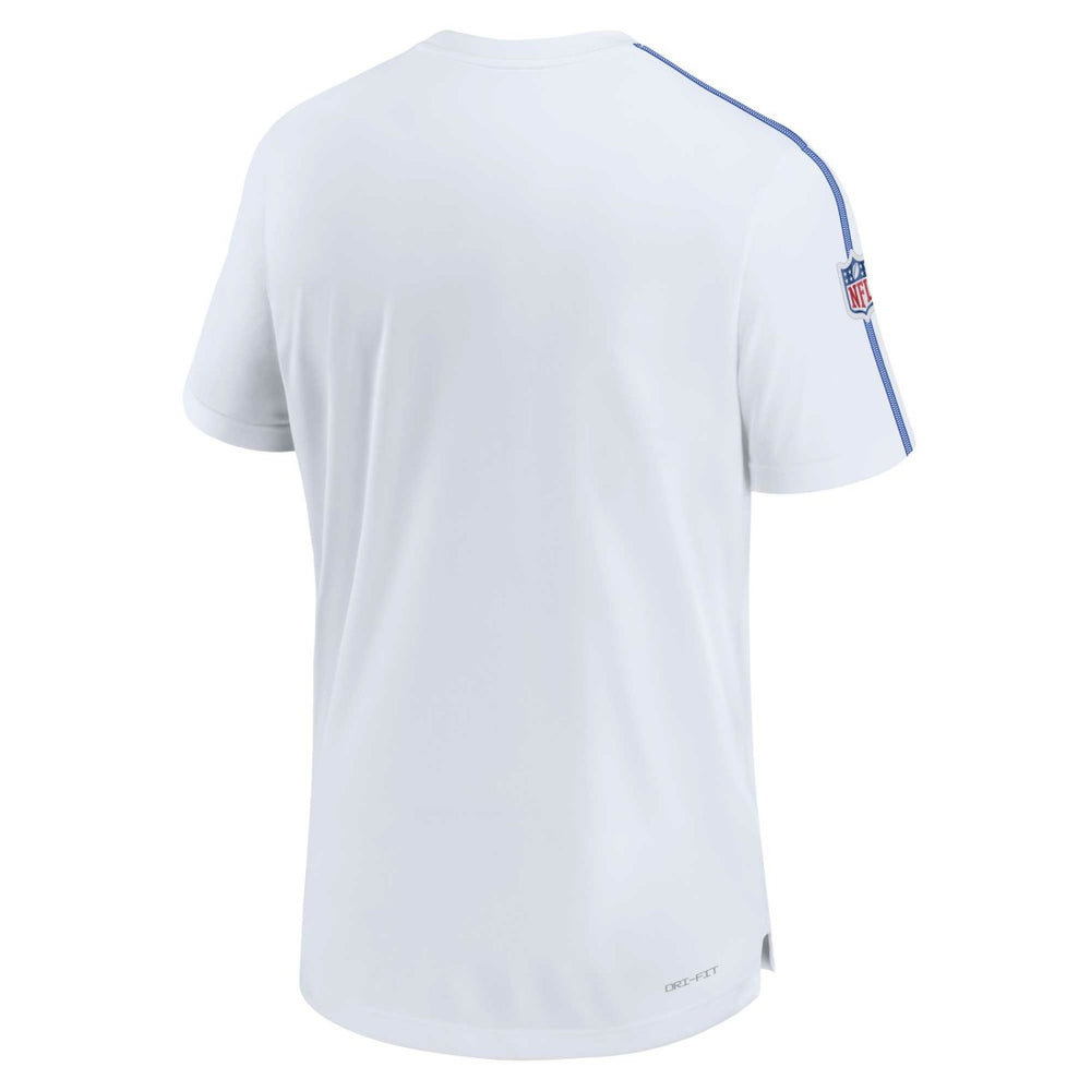 Denver Broncos Sideline Alternate Logo Coach Performance Top - White Tops