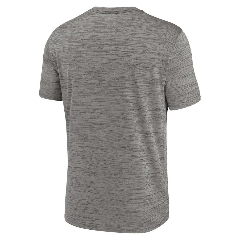 New York Jets Sideline Velocity Throwback Logo Dri-FIT T-Shirt - Gray T-shirts