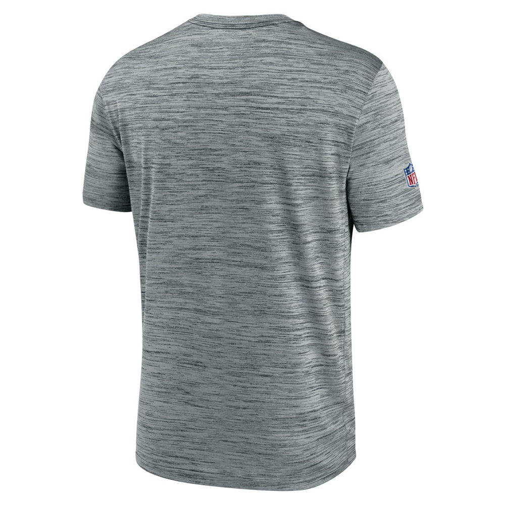 Tampa Bay Buccaneers Sideline Velocity Throwback Logo Dri-FIT T-Shirt - Gray T-shirts