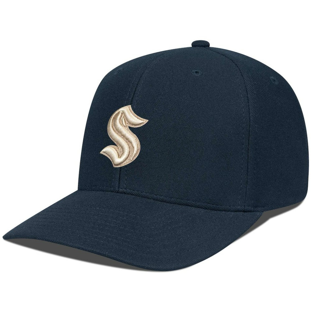 Seattle Kraken Levelwear Fusion Lefty Hat - Black | US 200853849