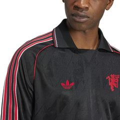 Manchester United Originals Lifestyler Long Sleeve Jersey Black - Adidas cheap