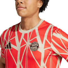 Bayern Munich 2024/25 Pre-Match Top Red - Adidas on sale