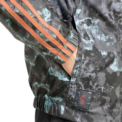 Bayern Munich Raglan Hoodie Windbreaker Full-Zip Jacket Camo - Adidas online