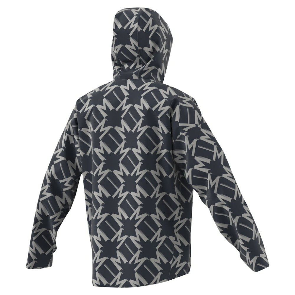 Manchester United 2024/25 Half-Zip Hoodie Windbreaker Jacket Charcoal - Adidas outlet