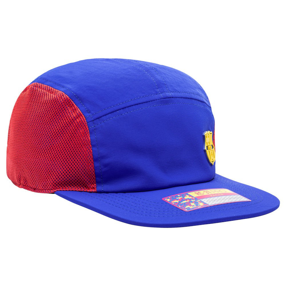 Barcelona Unisex Wing Racer Adjustable Hat Blue