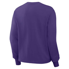 Minnesota Vikings Women's Boxy Long Sleeve T-Shirt - Purple T-shirts