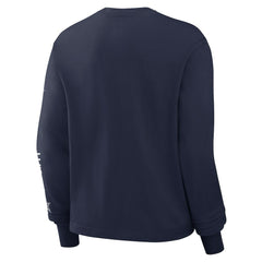 Dallas Cowboys Women's Boxy Long Sleeve T-Shirt - Navy T-shirts