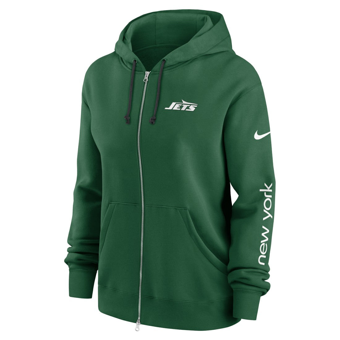 New York Jets Women's Phoenix Full-Zip Hoodie - Green Hoodies