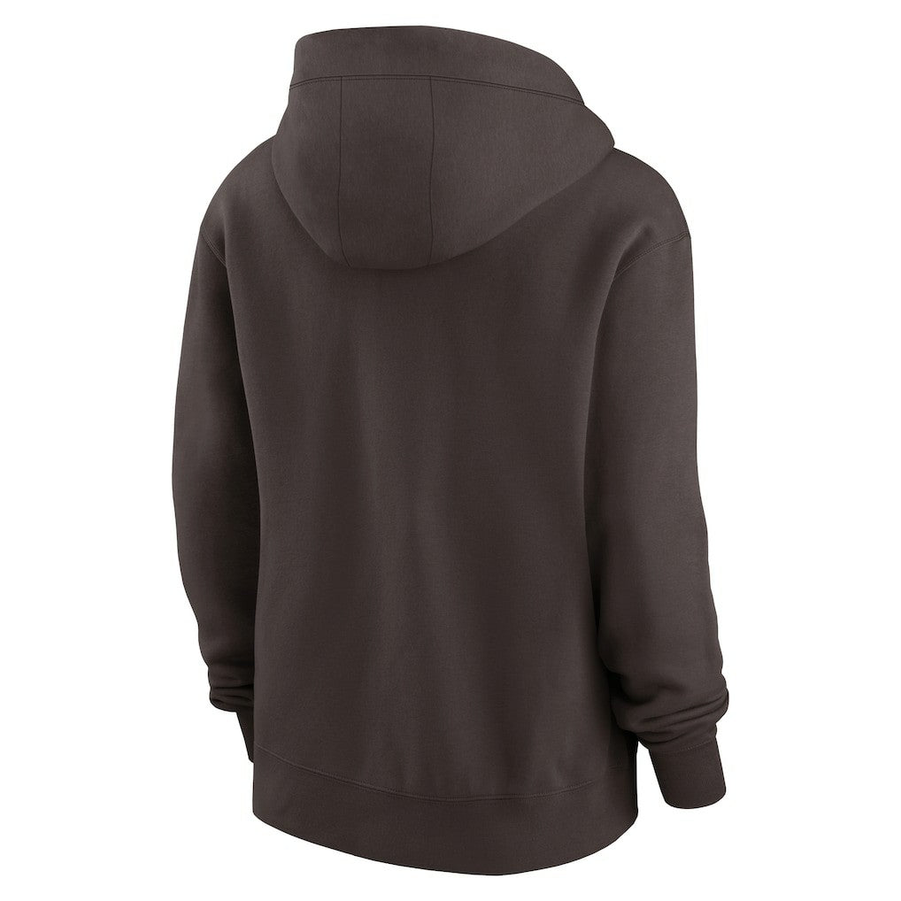 Cleveland Browns Women's Phoenix Full-Zip Hoodie - Brown Hoodies