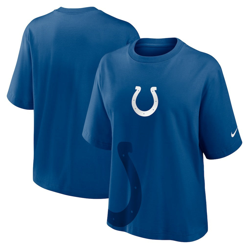 Indianapolis Colts Women's Boxy T-Shirt - Royal T-shirts