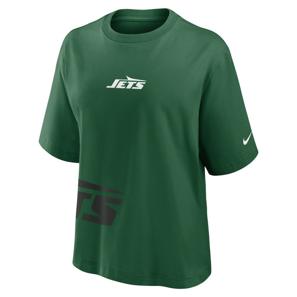 New York Jets Women's Boxy T-Shirt - Green T-shirts