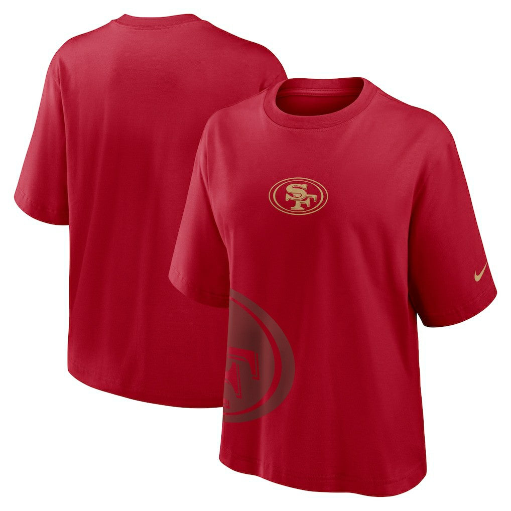 San Francisco 49ers Women's Boxy T-Shirt - Scarlet T-shirts