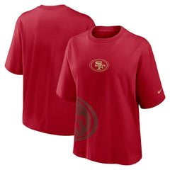 San Francisco 49ers Women's Boxy T-Shirt - Scarlet T-shirts