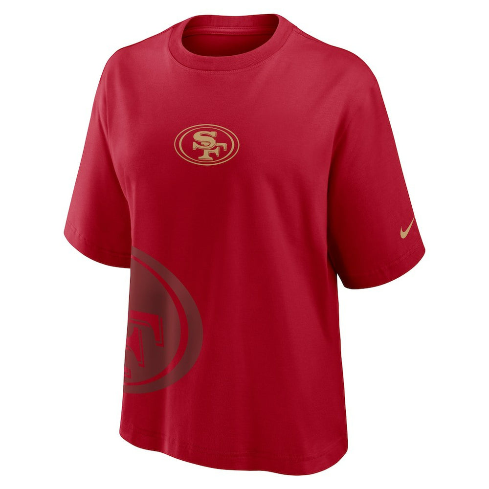 San Francisco 49ers Women's Boxy T-Shirt - Scarlet T-shirts