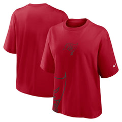 Tampa Bay Buccaneers Women's Boxy T-Shirt - Red T-shirts