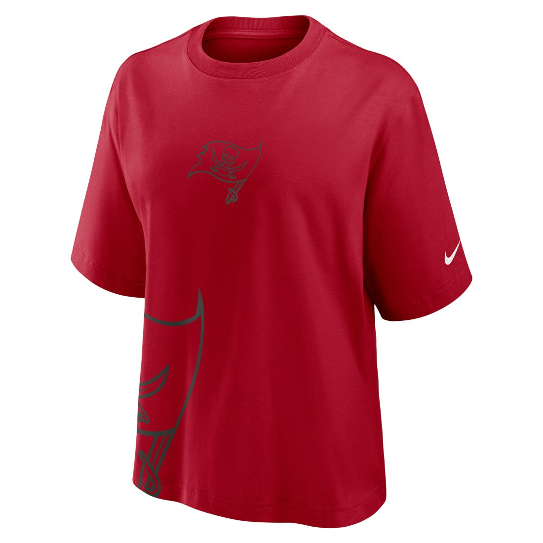 Tampa Bay Buccaneers Women's Boxy T-Shirt - Red T-shirts