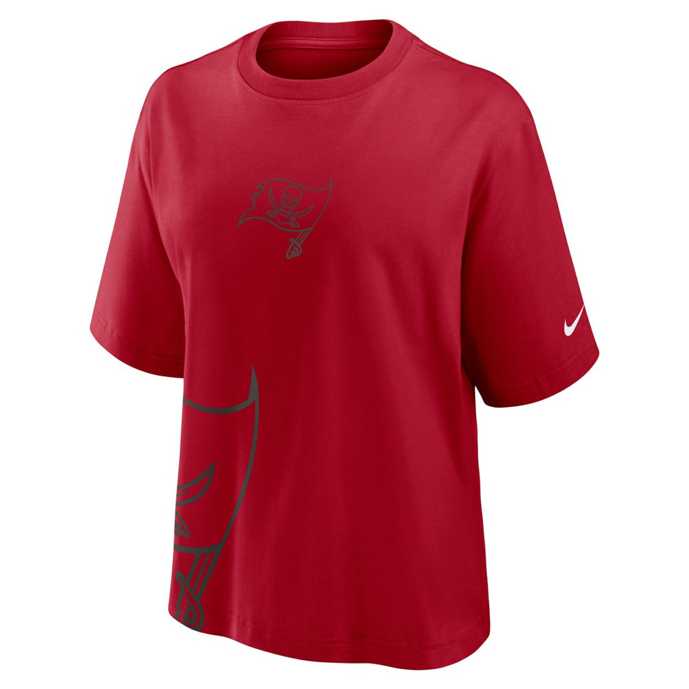Tampa Bay Buccaneers Women's Boxy T-Shirt - Red T-shirts