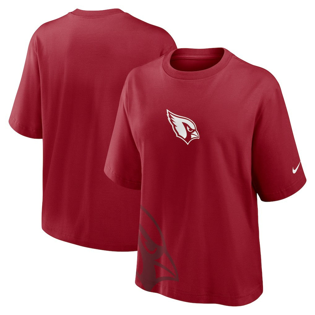 Arizona Cardinals Women's Boxy T-Shirt - Cardinal T-shirts