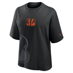 Cincinnati Bengals Women's Boxy T-Shirt - Black T-shirts
