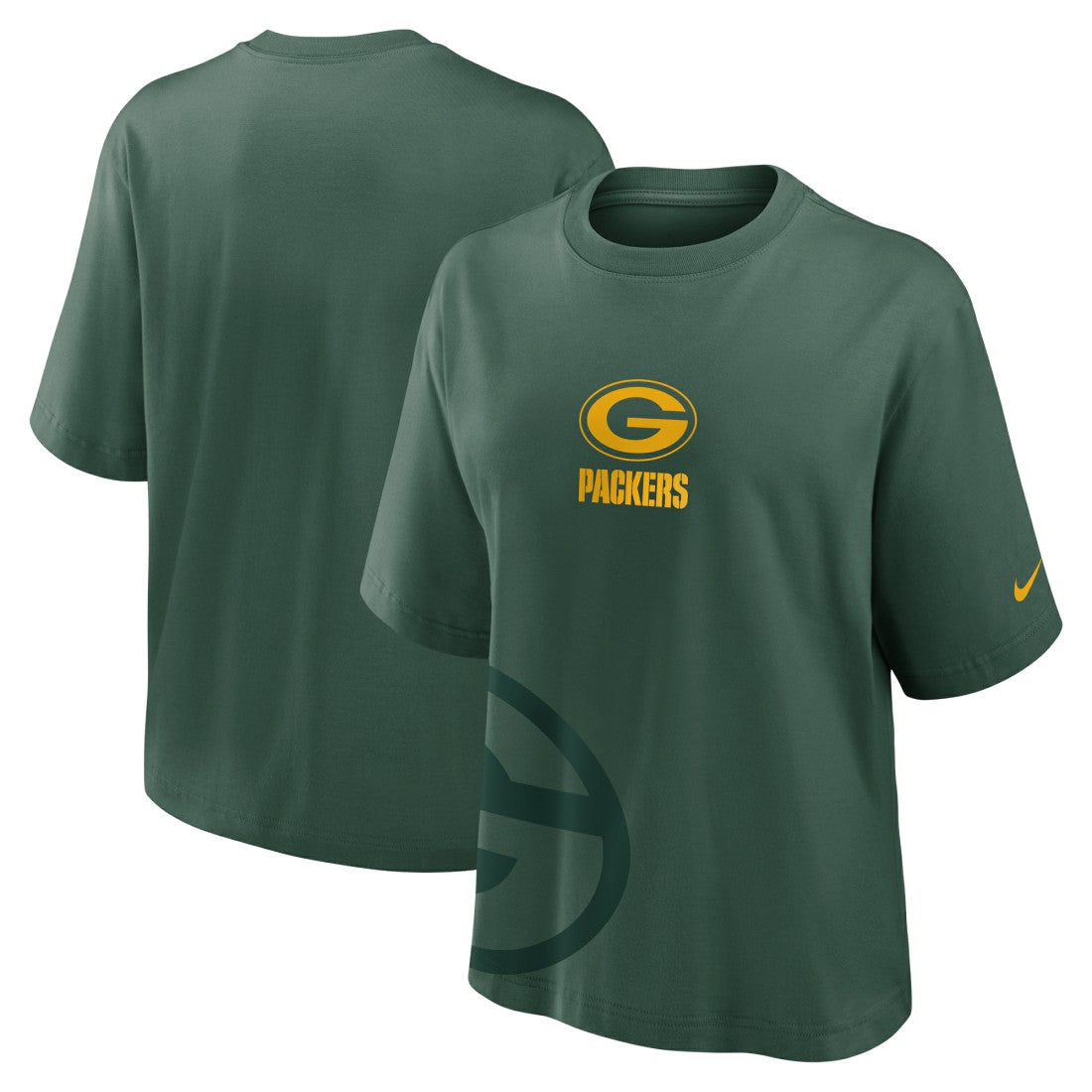 Green Bay Packers Women's Boxy T-Shirt - Green T-shirts