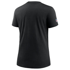 Jacksonville Jaguars Women's 2024 NFL Crucial Catch Tri-Blend T-Shirt - Black T-shirts