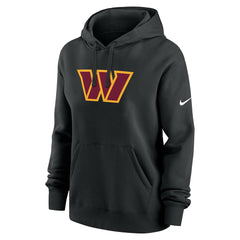 Washington Commanders Women's Club Fleece Hoodie - Black Hoodies