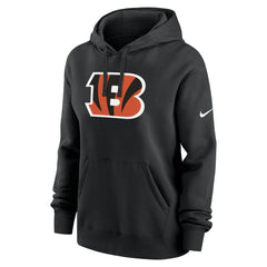 Cincinnati Bengals Women's Club Fleece Hoodie - Black Hoodies
