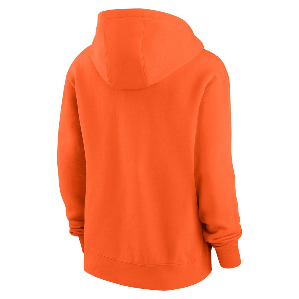 Cincinnati Bengals Women's Club Fleece Hoodie - Orange Hoodies