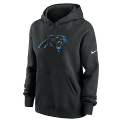 Carolina Panthers Women's Club Fleece Hoodie - Black Hoodies
