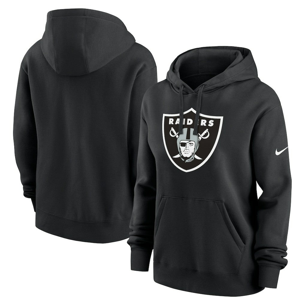 Las Vegas Raiders Women's Club Fleece Hoodie - Black Hoodies