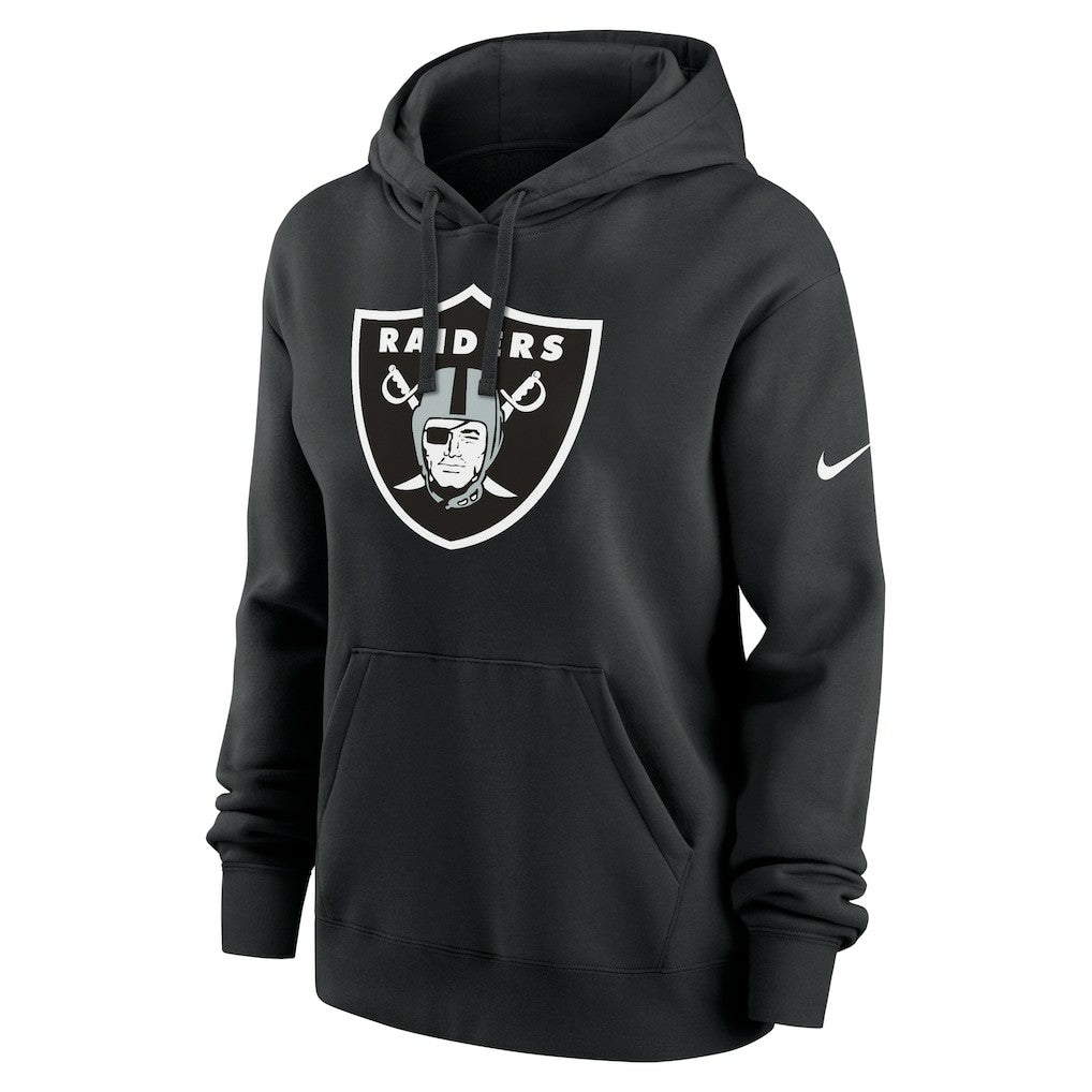 Las Vegas Raiders Women's Club Fleece Hoodie - Black Hoodies