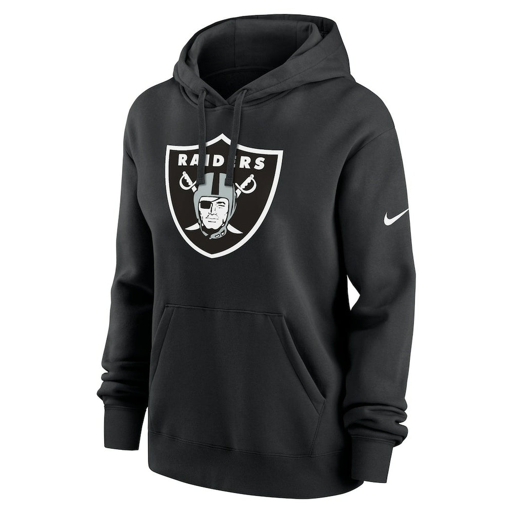 Las Vegas Raiders Women's Club Fleece Hoodie - Black Hoodies