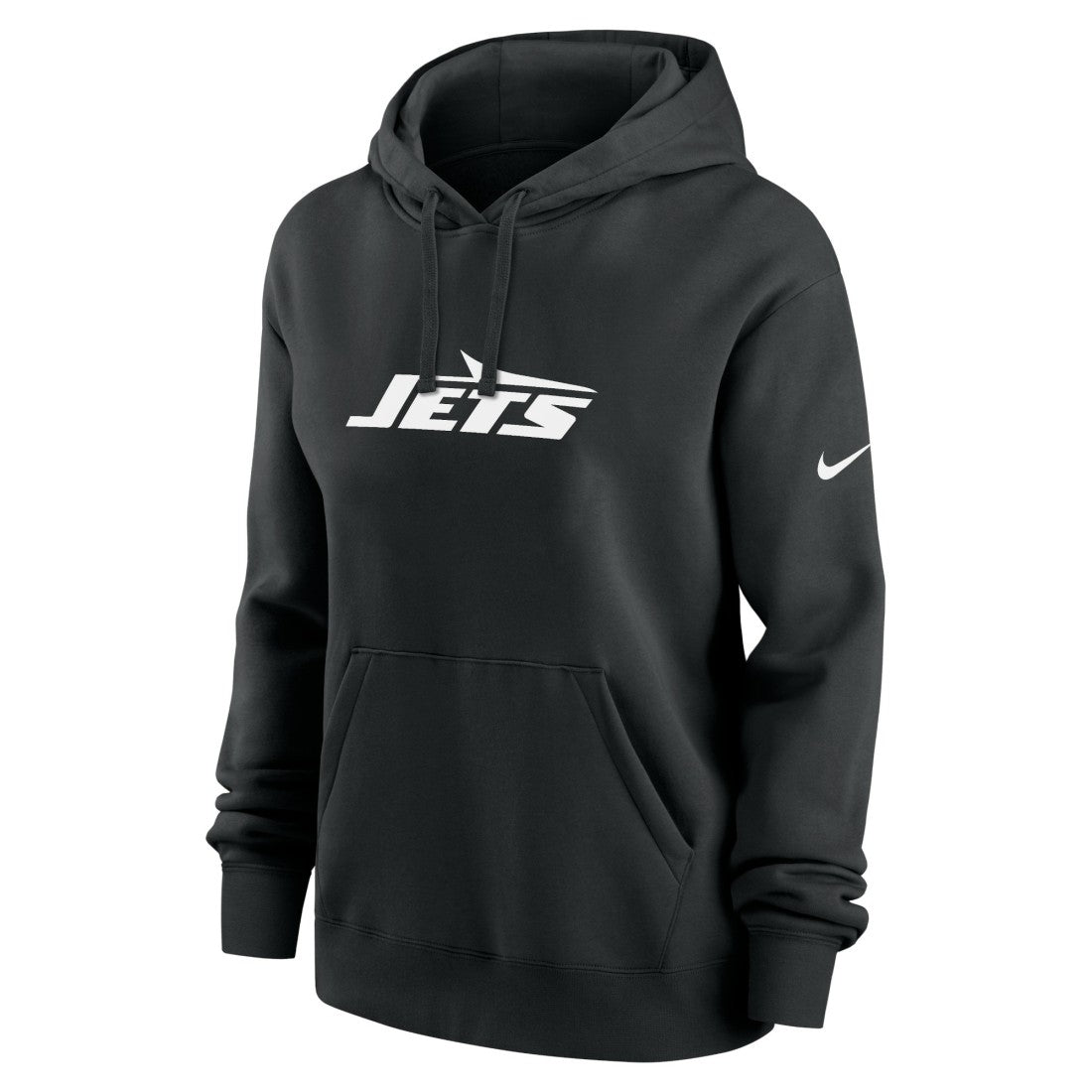 New York Jets Women's Club Fleece Hoodie - Black Hoodies