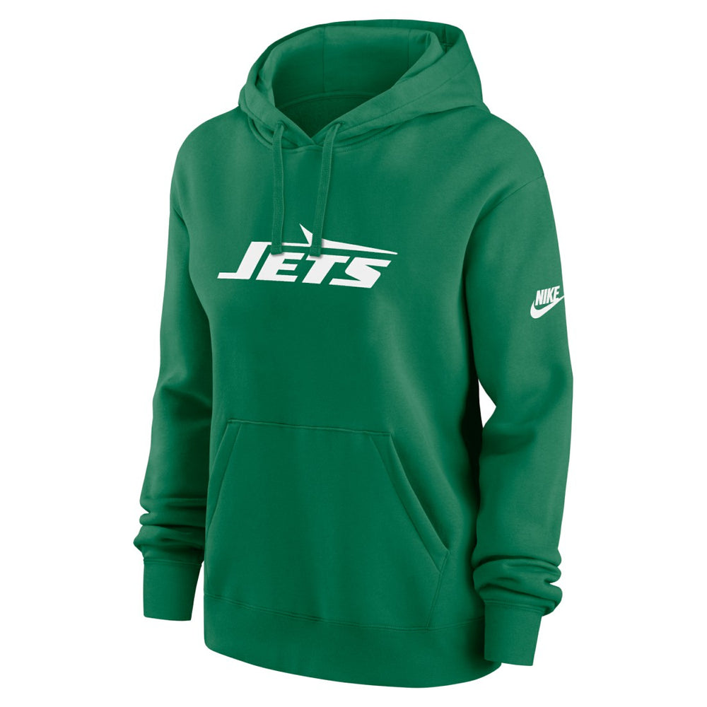 New York Jets Women's Club Fleece Hoodie - Green Hoodies