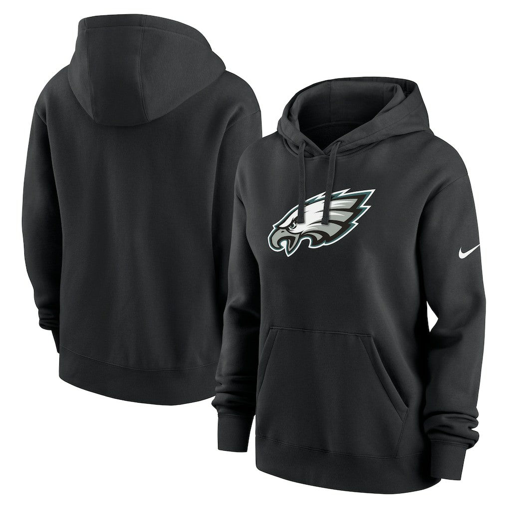 Philadelphia Eagles Women's Club Fleece Hoodie - Black Hoodies