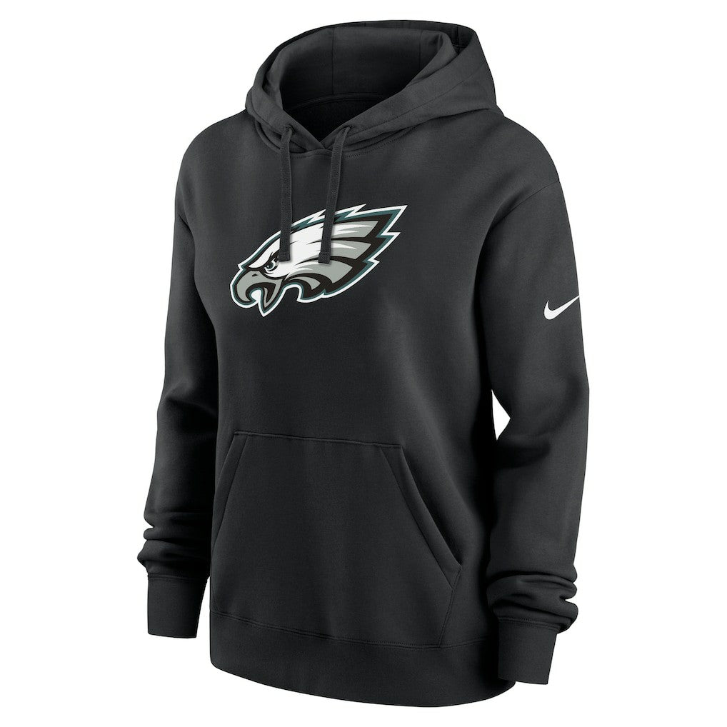 Philadelphia Eagles Women's Club Fleece Hoodie - Black Hoodies