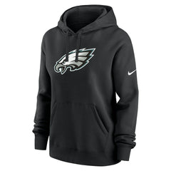 Philadelphia Eagles Women's Club Fleece Hoodie - Black Hoodies