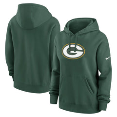 Green Bay Packers Women's Club Fleece Hoodie - Green Hoodies