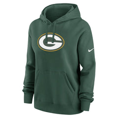 Green Bay Packers Women's Club Fleece Hoodie - Green Hoodies