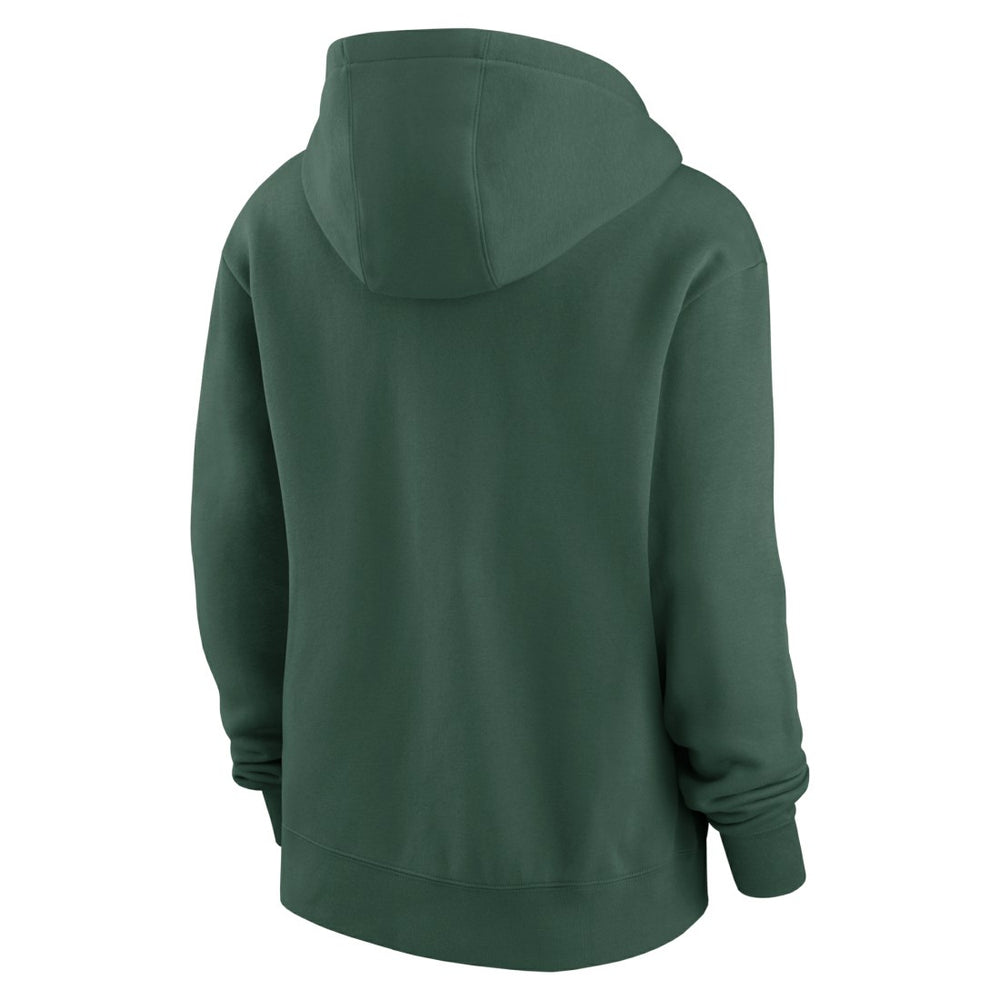 Green Bay Packers Women's Club Fleece Hoodie - Green Hoodies