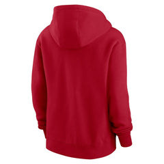 San Francisco 49ers Women's Club Fleece Hoodie - Scarlet Hoodies