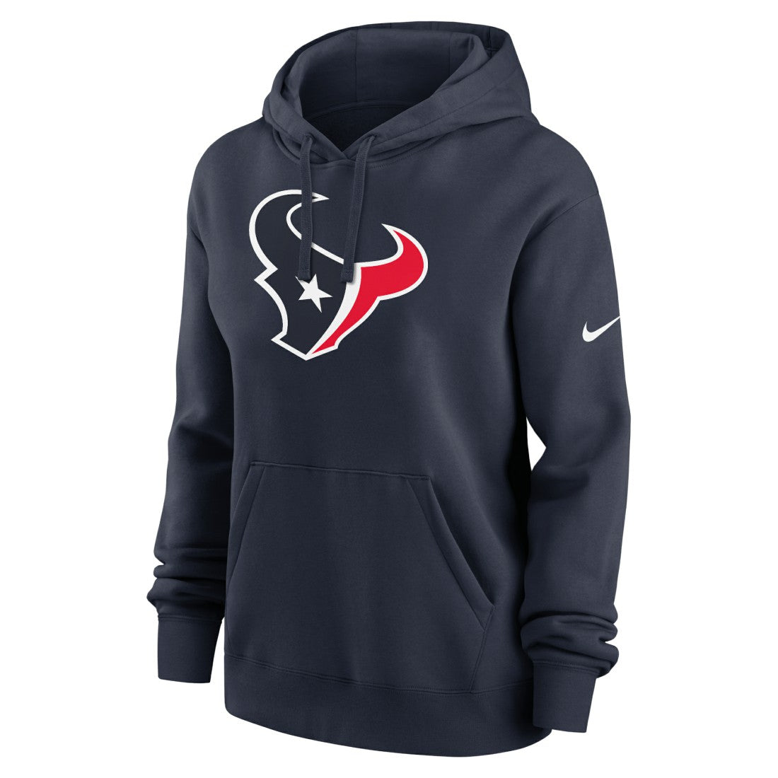 Houston Texans Women's Club Fleece Hoodie - Navy Hoodies
