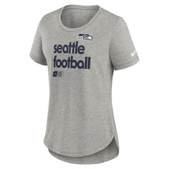 Seattle Seahawks Women's Team Shout-Out Tri-Blend T-Shirt - Heather Gray T-shirts