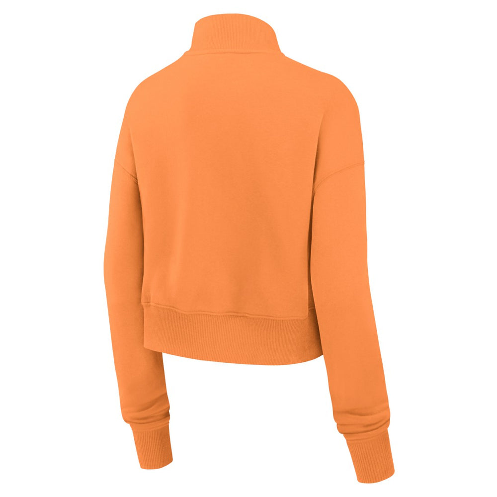 Tampa Bay Buccaneers Women's Rewind Phoenix Half-Zip Sweatshirt - Orange Sweatshirts