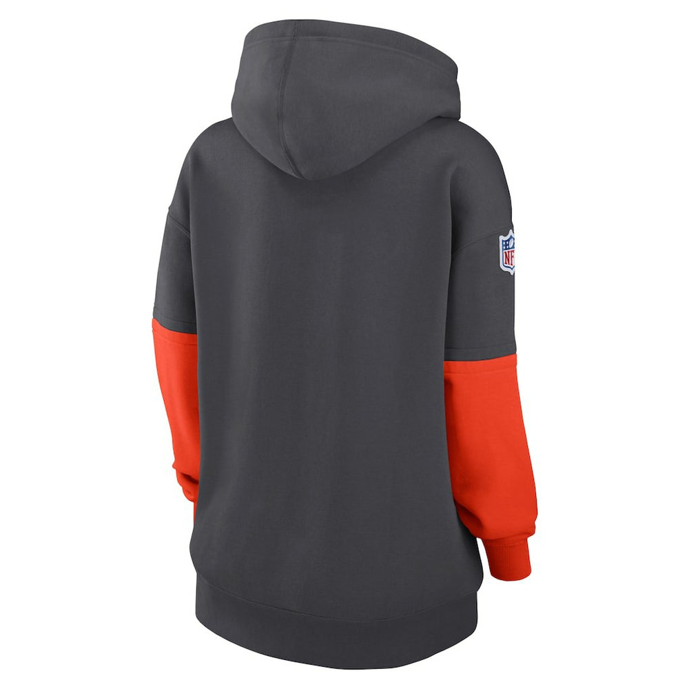 Cleveland Browns Women's Sideline Essential Hoodie - Anthracite Hoodies